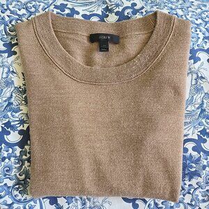J Crew Tippi Sweater, 100% Merino crew neck 3/4 Sleeve SIZE XXS